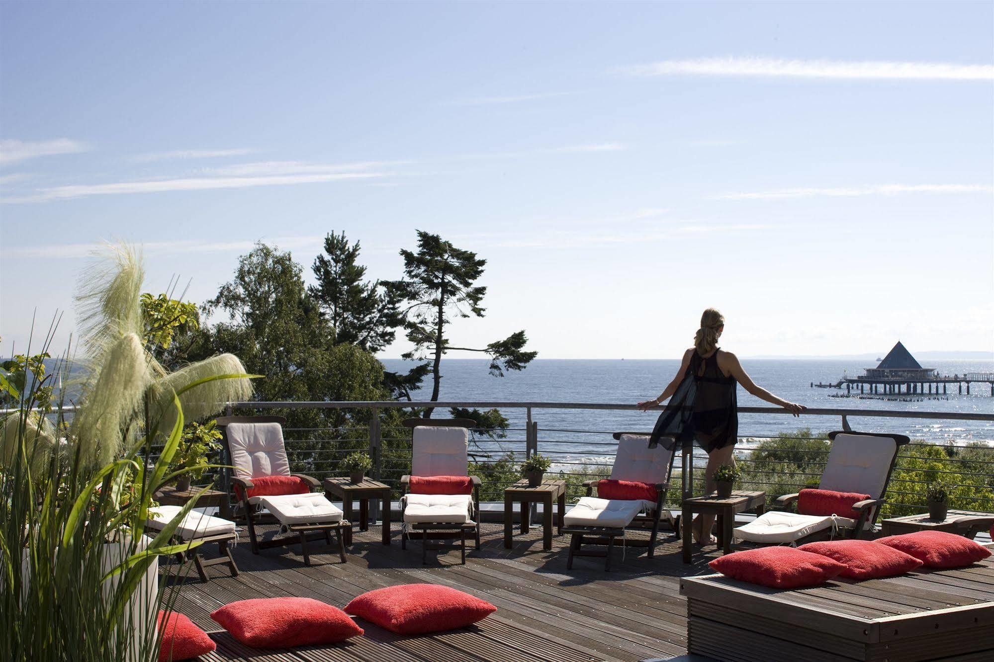 Strandhotel Ostseeblick Heringsdorf Kültér fotó